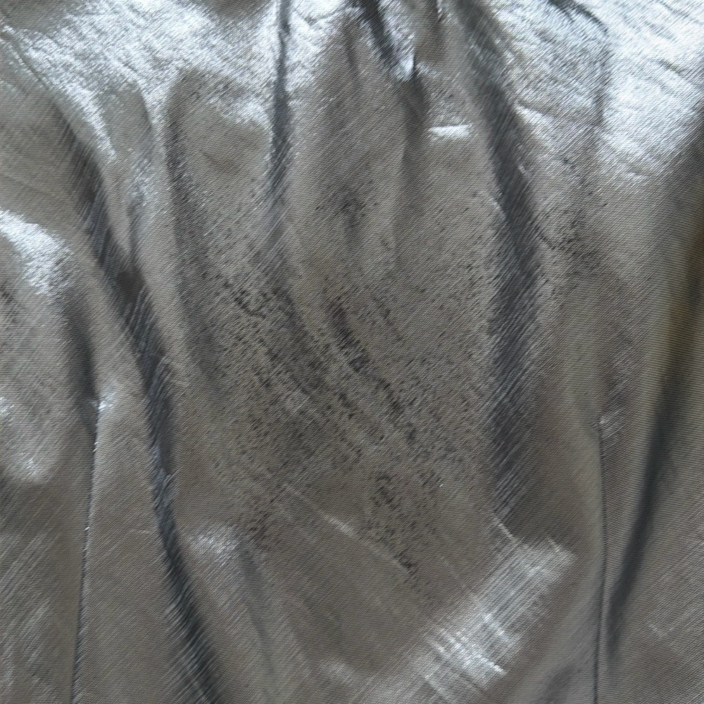 JUNYA WATANABE COMME DES GARCONS yellow silver floral print DRESS 2015, size L - Picture 8 of 14